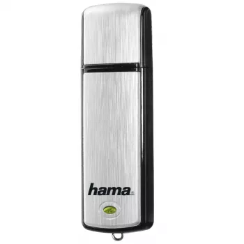 Hama Fancy USB-muistitikku 128 GB USB Type-A 2.0 musta, hopea