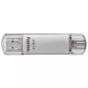 Hama C-Laeta USB-muistitikku 64 GB USB Type-A / USB Type-C 3.2 Gen 1 (3.1 Gen 1) hopea