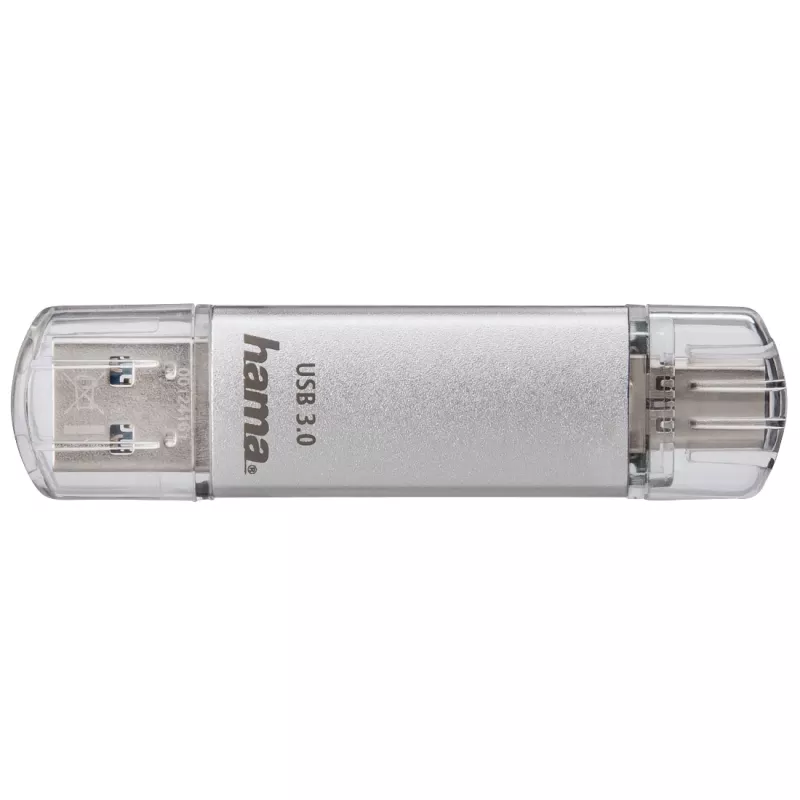 Hama C-Laeta USB-muistitikku 64 GB USB Type-A / USB Type-C 3.2 Gen 1 (3.1 Gen 1) hopea