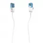 Hama Flexi-ohut verkkokaapeli valkoinen 0,75 m Cat6a U/UTP (UTP)