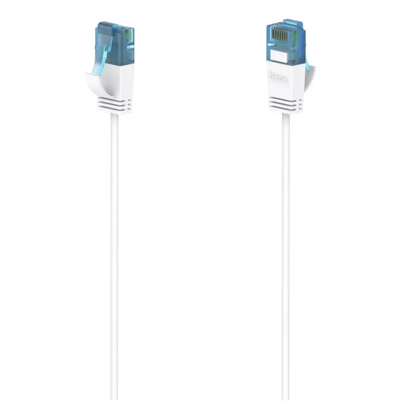 Hama Flexi-ohut verkkokaapeli valkoinen 0,75 m Cat6a U/UTP (UTP)