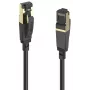 Hama 00202002 verkkokaapeli musta 3 m Cat8 S/FTP (S-STP)