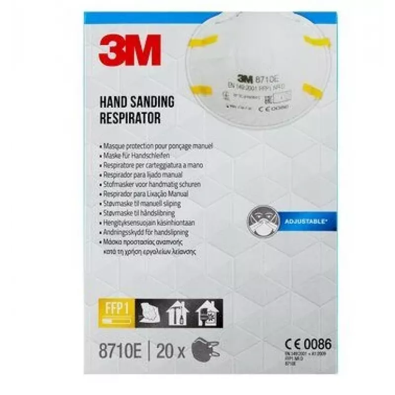 3M 8710PRO20 pölynaamari 20 kpl kuppimalli FFP1