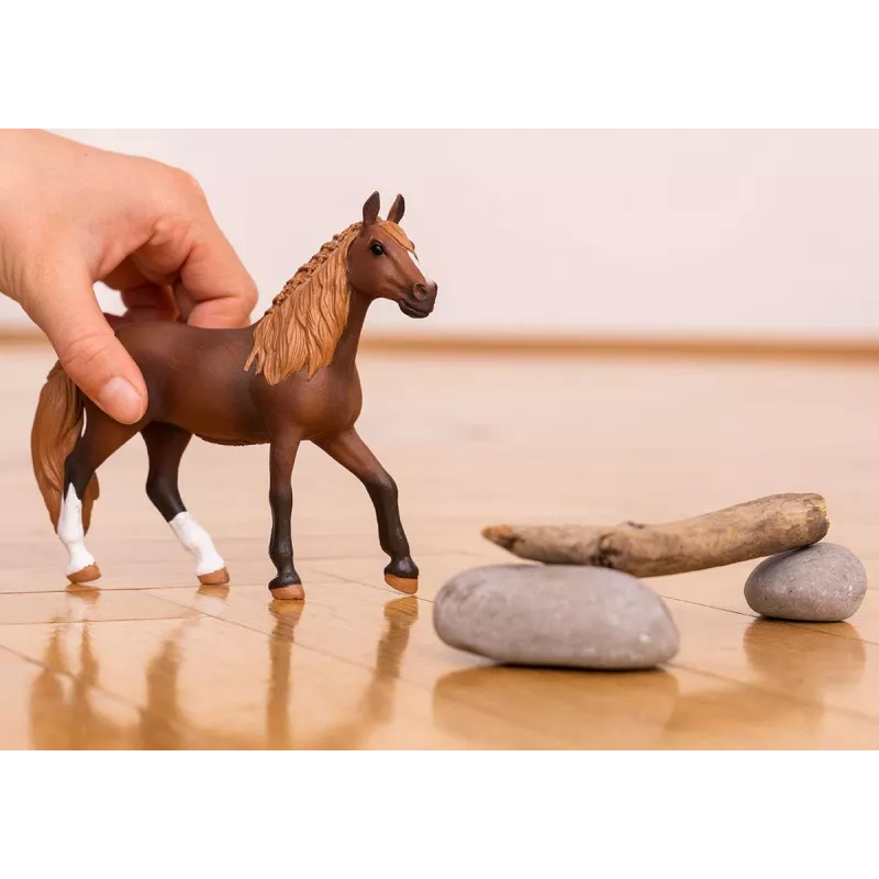 Schleich Horse Club perulainen paso-tamma ruskea valkoinen 13953S