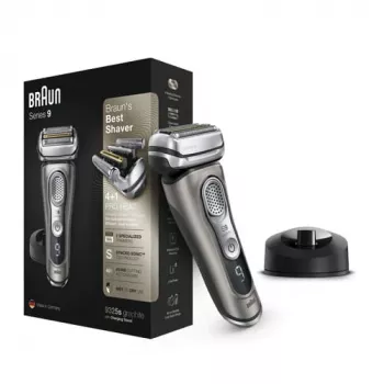 Braun Series 9 9325s sähköparranajokone uusinta sukupolvea, latausteline, kangaspussi, grafiitti