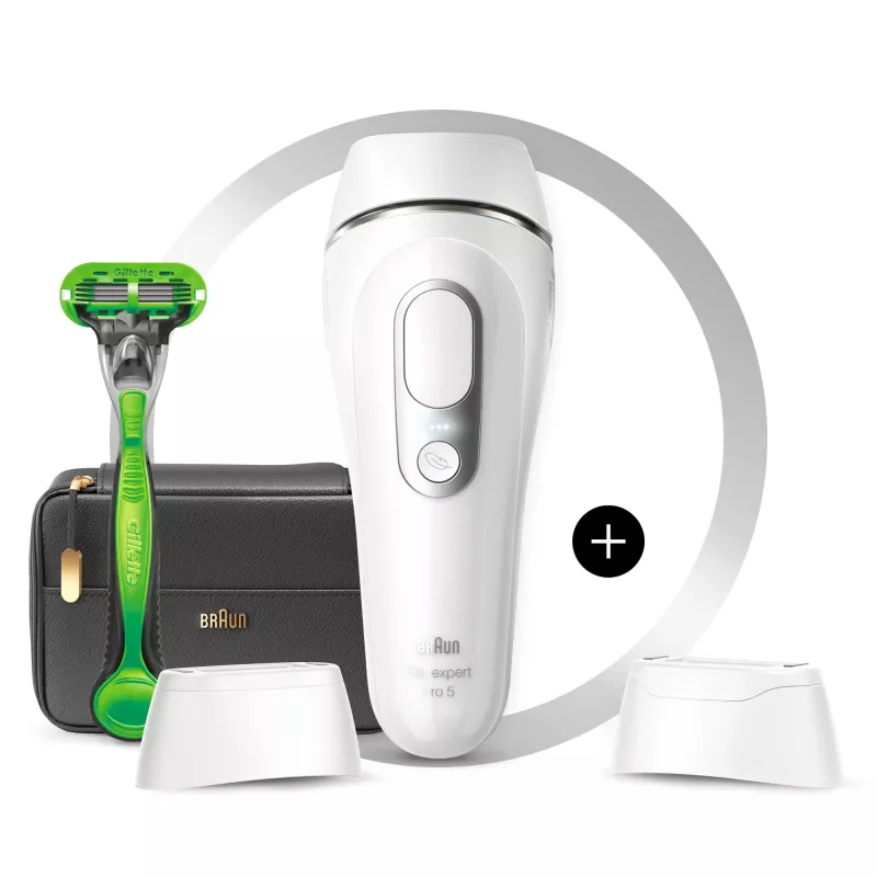 Braun Silk-expert Pro Silk·expert Pro 5 PL5145 voimakas pulssivalo (IPL) hopea, valkoinen