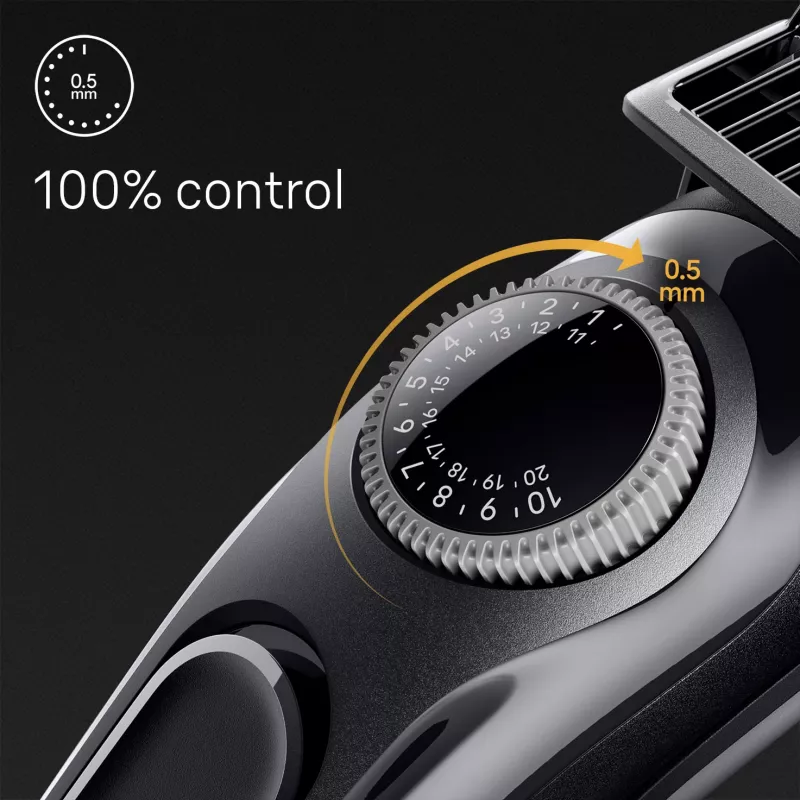 Braun BeardTrimmer 3 Beard Trm 3 BT3400, pestävä, paristo, musta