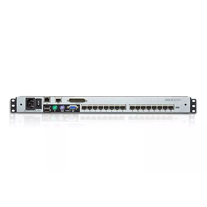 ATEN KL1516Ai KVM-kytkin räkkiasennus musta