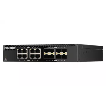 QNAP QSW-3216R-8S8T verkkokytkin Unmanaged L2 10G Ethernet (100/1000/10000) musta