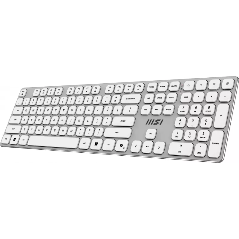 MSI FORGE K210 W COMBO WHITE US näppäimistö hiiri sisältyy Home/Office USB QWERTY US English