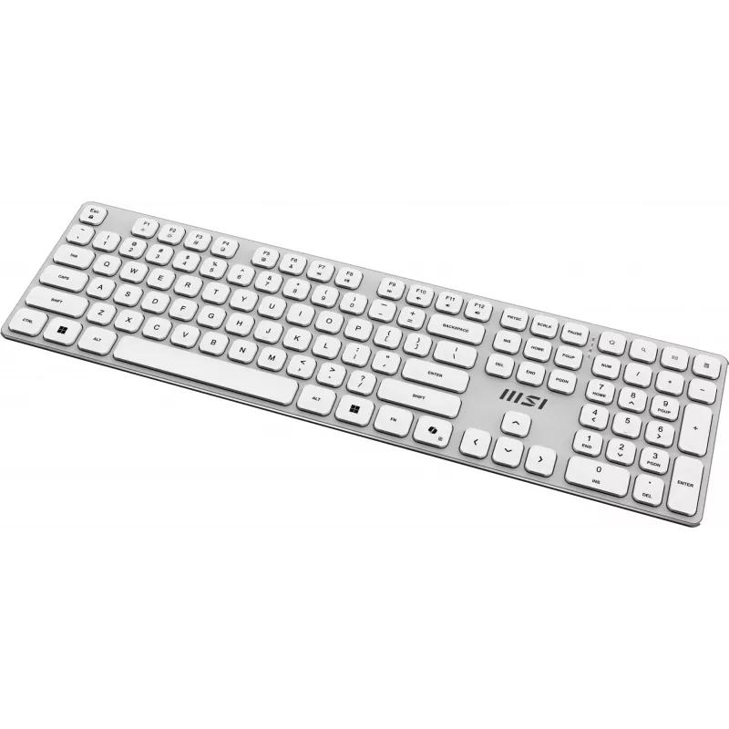 MSI FORGE K210 W COMBO WHITE US näppäimistö hiiri sisältyy Home/Office USB QWERTY US English