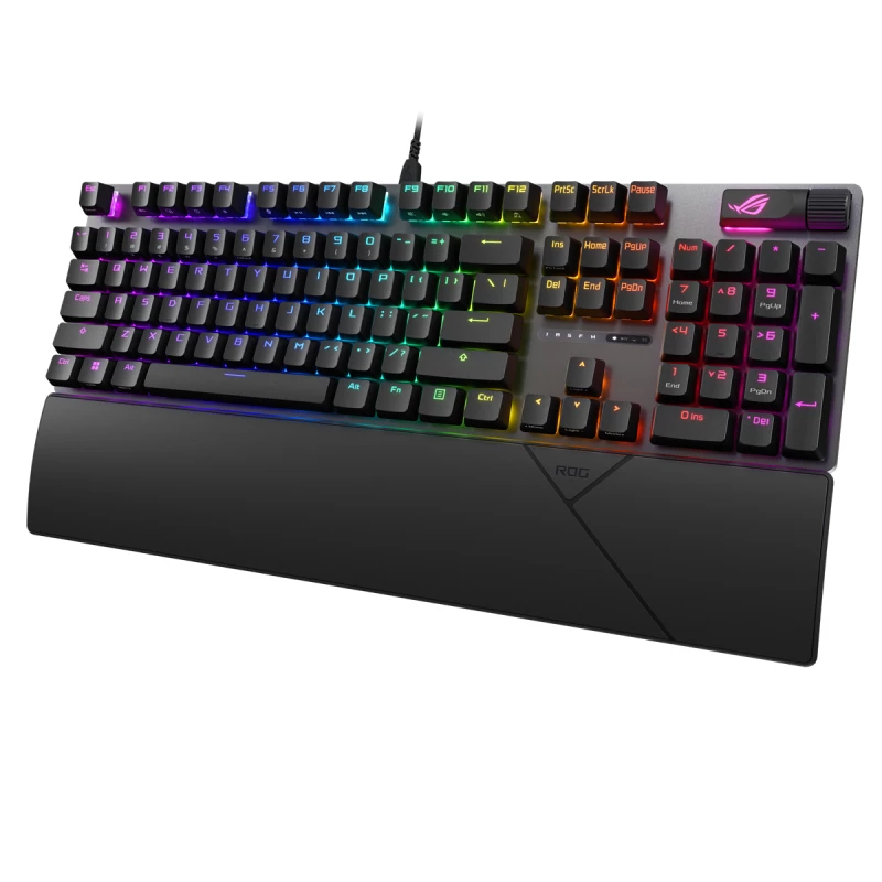 Näppäimistö ASUS ROG Strix Scope II Gaming RF Wireless USB musta 96%