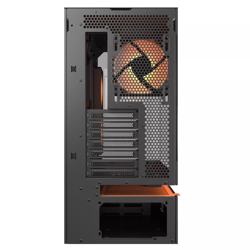 Cougar CFV235 Vision Midi Tower PC-kotelo, ARGB, 9,16 inch LCD (1920×462), karkaistu lasi, musta