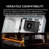 Cougar CFV235 Vision Midi Tower PC-kotelo, ARGB, 9,16 inch LCD (1920×462), karkaistu lasi, musta