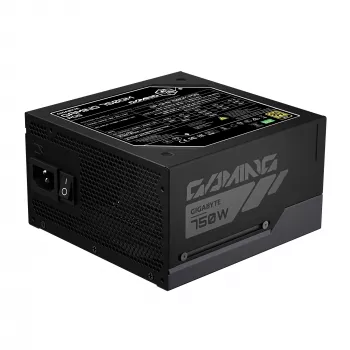 GIGABYTE GAMING 750GM PG5 virtalähde - PCIe 5.1, 80 PLUS Gold, täysmodulaarinen rakenne, 135 mm tuuletin, ATX 3.1 yhteensopiva, EU-pistoke
