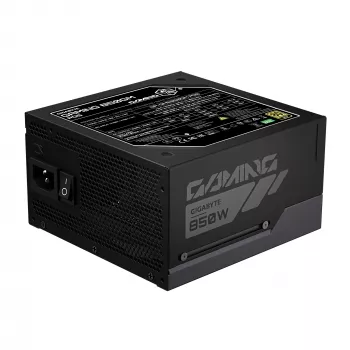 GIGABYTE GAMING 850GM PG5 virtalähde – PCIe 5.1, 80 PLUS Gold, täysin modulaarinen rakenne, 135 mm tuuletin, ATX 3.1 yhteensopiva, EU-pistoke