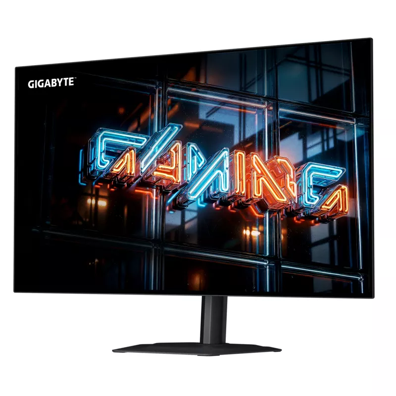 GIGABYTE MO27Q28GR 27 inch WOLED QHD pelinäyttö – 2560×1440, 280 Hz, 0,03 ms, 335 cd/m², HDMI 2.1, DisplayPort 1.4
