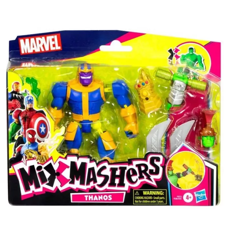 Marvel MixMashers Avengers Thanos Mix-&-Match, 4 vuosi/vuotta, monivärinen