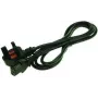 2-Power IEC C13 -kaapeli UK-pistokkeella musta C13-liitin