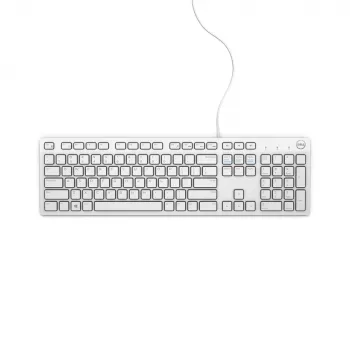DELL KB216 näppäimistö yleiskäyttöinen USB QWERTY pohjoismainen valkoinen