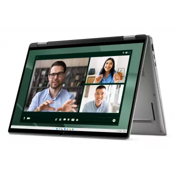 DELL Latitude 7450 2-in-1 Intel Core Ultra 7 165U hybridi (2-in-1) 35,6 cm (14 inch) kosketusnäyttö Full HD+ 16 GB LPDDR5x-SDRAM 512 GB SSD Wi-Fi 7 (802.11be) Windows 11 Pro saksalainen harmaa