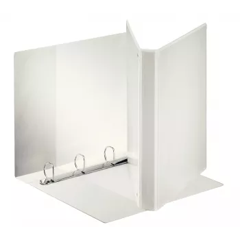 Esselte Panorama kansio FSC® A4+ 4DR/20 mm, A4+, D-rengas, muovi, valkoinen, 190 arkkia, 80 g/m²
