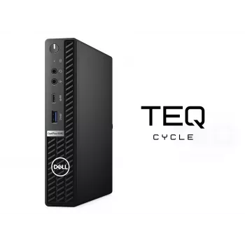 Teqcycle DELL OptiPlex 5080 Intel® Core™ i5 i5-10500T 16 GB DDR4-SDRAM 256 GB SSD Windows 11 Pro MFF Mini-PC musta