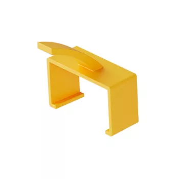 Lanview kiinnikkeet ohut & Bendable -sarjalle 20 kpl keltainen muovi 150 mm 20 kpl