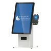 Kiosk-sarja Ergonomic Solutions SpacePole Mini Kiosk pöytämalli musta metalli