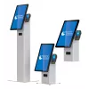 Kiosk-sarja Ergonomic Solutions SpacePole Mini Kiosk pöytämalli musta metalli