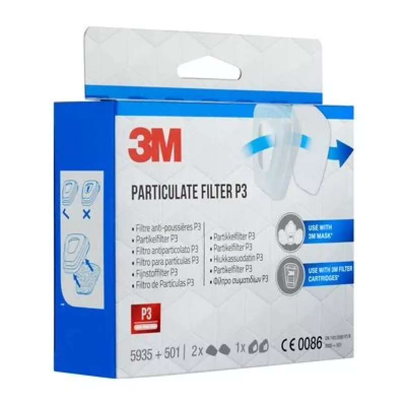 Hiukkassuodatin 3M 5935 P3, 2 kpl:n pakkaus