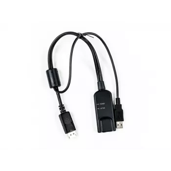 Vertiv Avocent MPUIQ-VMCDP KVM-liitinsovitin DISPLAYPORT, USB 2.0 musta