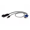 Vertiv Avocent MPUIQ-VMCDP KVM-liitinsovitin DISPLAYPORT, USB 2.0 musta