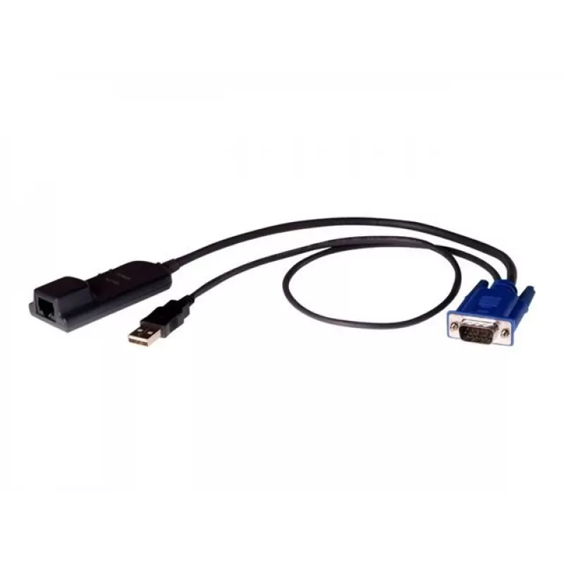 Vertiv Avocent MPUIQ-VMCDP KVM-liitinsovitin DISPLAYPORT, USB 2.0 musta