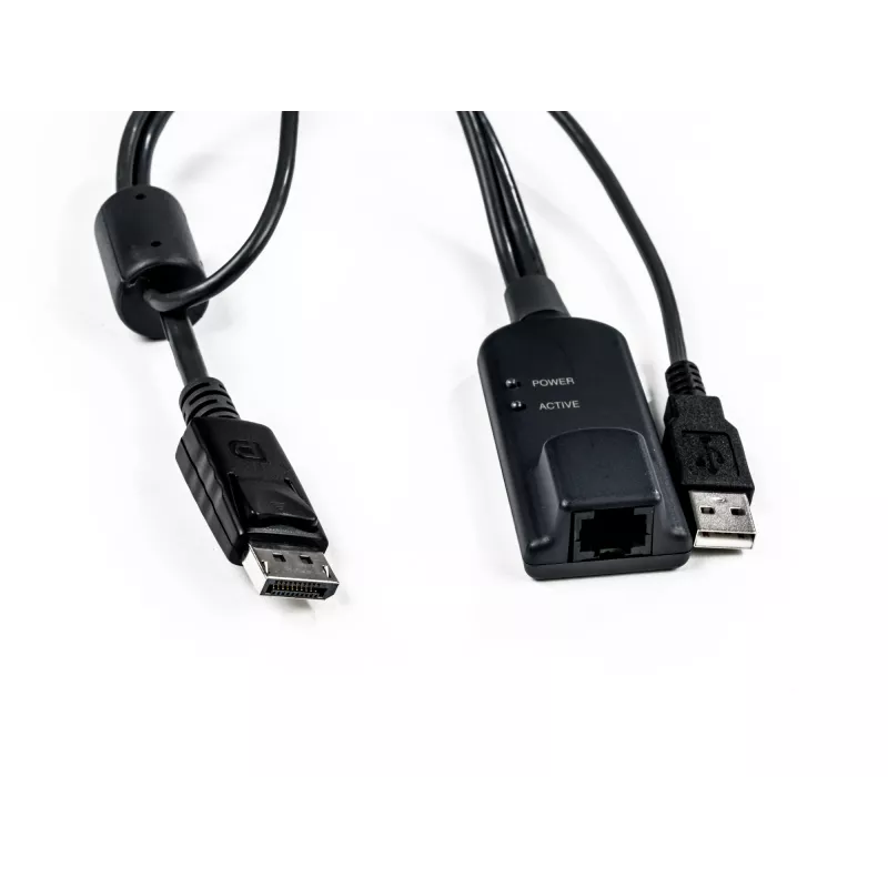 Vertiv Avocent MPUIQ-VMCDP KVM-liitinsovitin DISPLAYPORT, USB 2.0 musta