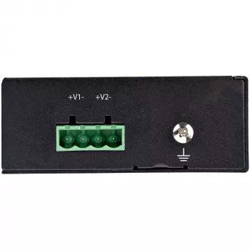 StarTech.com teollinen Gigabit PoE-injektori - nopea/suuritehoinen 90W - 802.3bt PoE++ 52V-56VDC DIN-kisko UPoE/Ultra Power Over Ethernet -injektorisovitin -40C - +75C kestävä