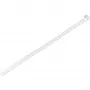 StarTech.com 25 cm uudelleenkäytettävät nippusiteet – 7 mm leveä, 65 mm nipun halkaisija, 22 kg vetolujuus, avattavat nylon-siteet, sisä-/ulkokäyttöön, 94V-2/UL hyväksytty, 100 kpl:n pakkaus – valkoinen