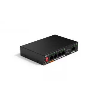 Hallitsematon PoE-kytkin Dahua Technology SF1005P — 5x Fast Ethernet (10/100), L2, PoE, 48–57 V, musta