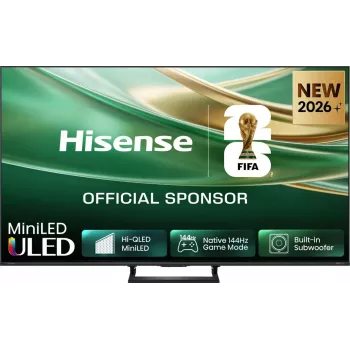 TV Hisense 55E8S 55 tuuman (139,7 cm) QLED Mini LED 4K Ultra HD älytelevisio HomeOS Wi‑Fi harmaa 400 cd/m²