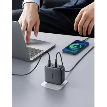 Laturi Ugreen Nexode 100W GaN USB-C USB-A pikalataus 3 porttia