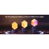 Govee Glide Hexagon Light Panels Ultra -älyseinävalosarjan laajennuspakkaus – Wi-Fi/Bluetooth, 36 V tulo, harmaa