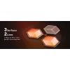 Govee Glide Hexagon Light Panels Ultra -älyseinävalosarjan laajennuspakkaus – Wi-Fi/Bluetooth, 36 V tulo, harmaa