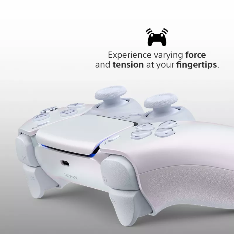 Sony DualSense v3 Pearl Bluetooth/USB -peliohjain analoginen/digitaalinen PlayStation 5