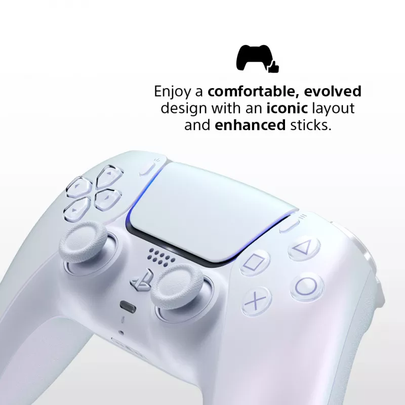 Sony DualSense v3 Pearl Bluetooth/USB -peliohjain analoginen/digitaalinen PlayStation 5