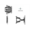 Seinäteline MULTIBRACKETS M VESA Flexarm Full Motion Dual 400x400 40–70 tuuman näytöille, 45 kg, musta