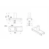 Multibrackets M kattojatkosarja 3m Pro OM55N-D/OM46N-D