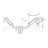 Multibrackets M -näyttöteline seinä Basic Dual 16 kg 17-32 tuumaa musta