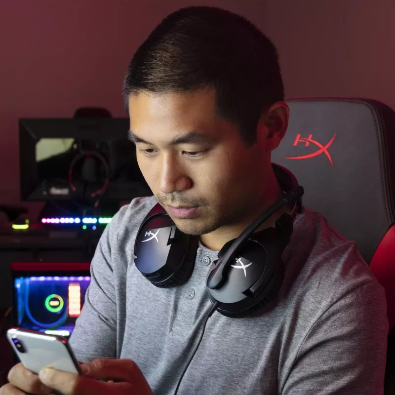 HyperX Cloud Stinger S -kuulokemikrofoni johdollinen panta pelikäyttöön musta