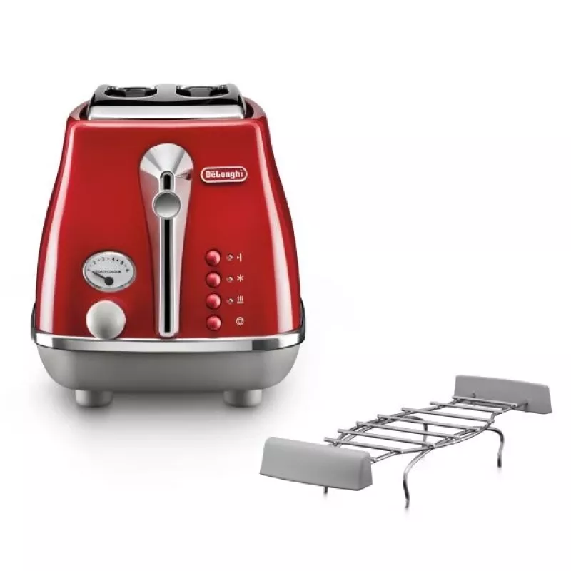 De’Longhi Icona Capitals 6 2 viipaletta 900 W punainen