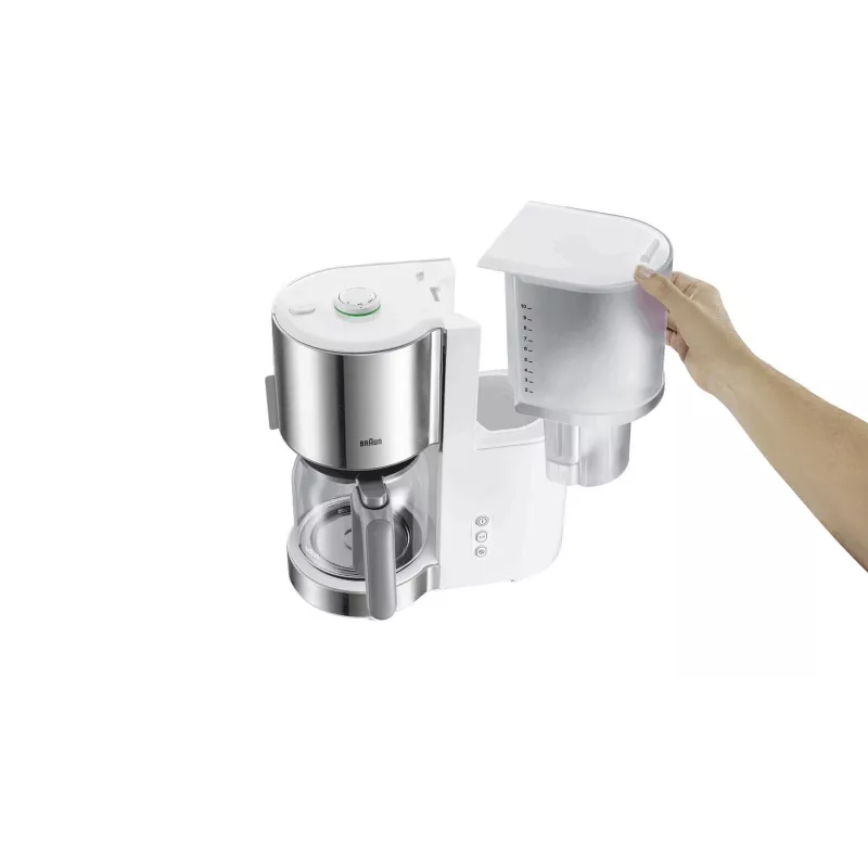 Braun KF 5120 WH kahvinkeitin täysautomaattinen suodatinkahvinkeitin 1,2 L